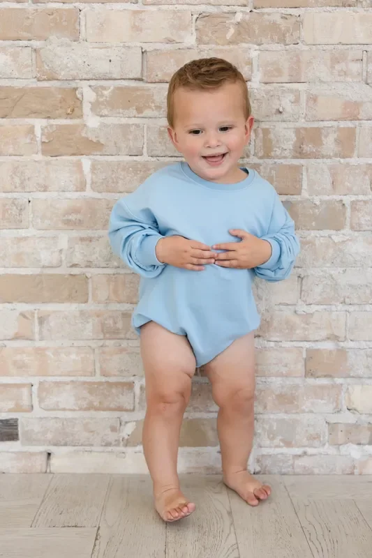 Portorosso Sky – Cloud Terry Bubble Romper
