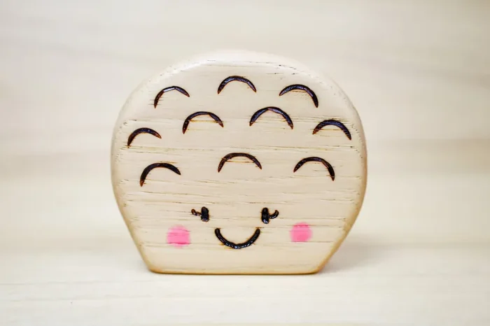 Preorder – Wooden Puff Ball Mushroom Toy