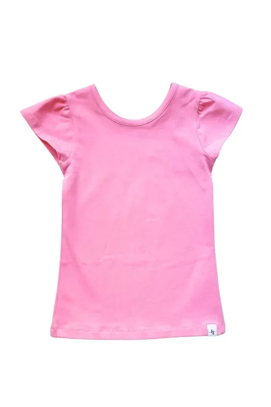 Prism Pink Flutter Sleeve Layering Shirt
