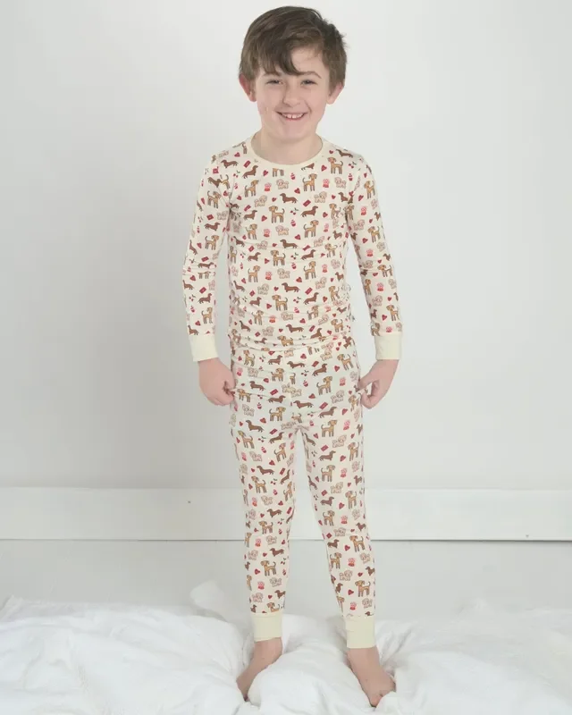 Puppy Bamboo Pajamas