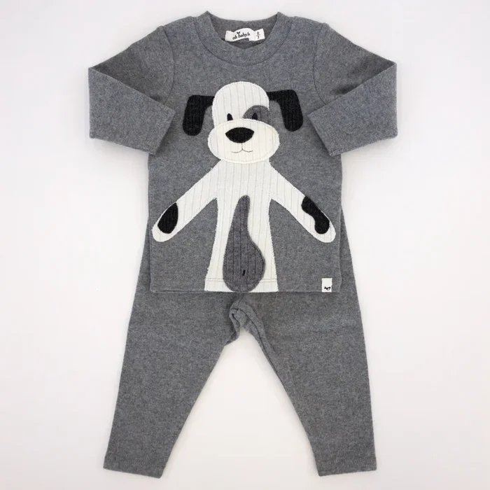 Puppy Long Sleeve Two Piece Set – Denim