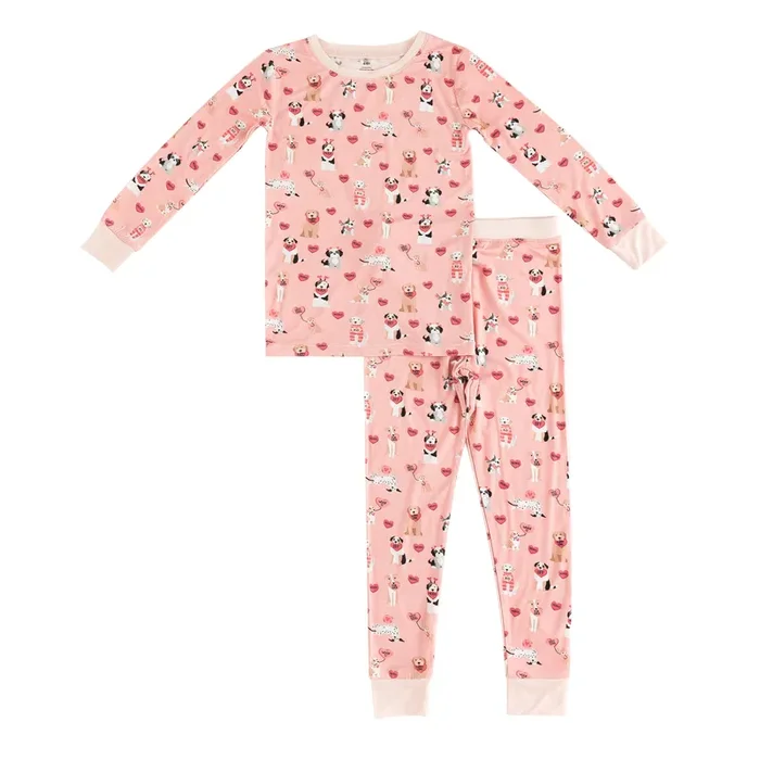 Pups & Kisses (women’s Pj) – Pink
