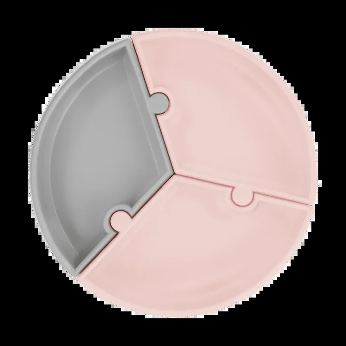 PUZZLE Stay-Put Suction Detachable Silicone Plate