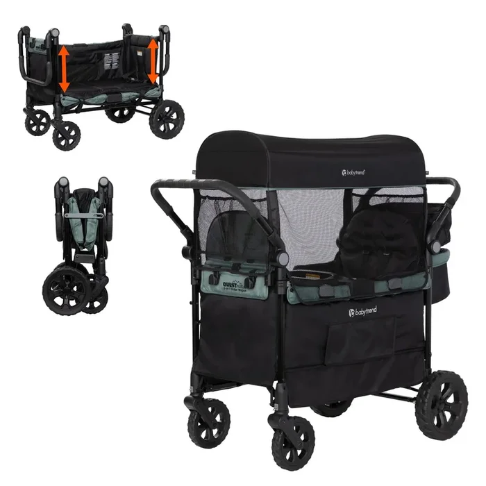 Quest PLUS 3-in-1 Stroller Wagon in Madrid Green (Walmart Canada)