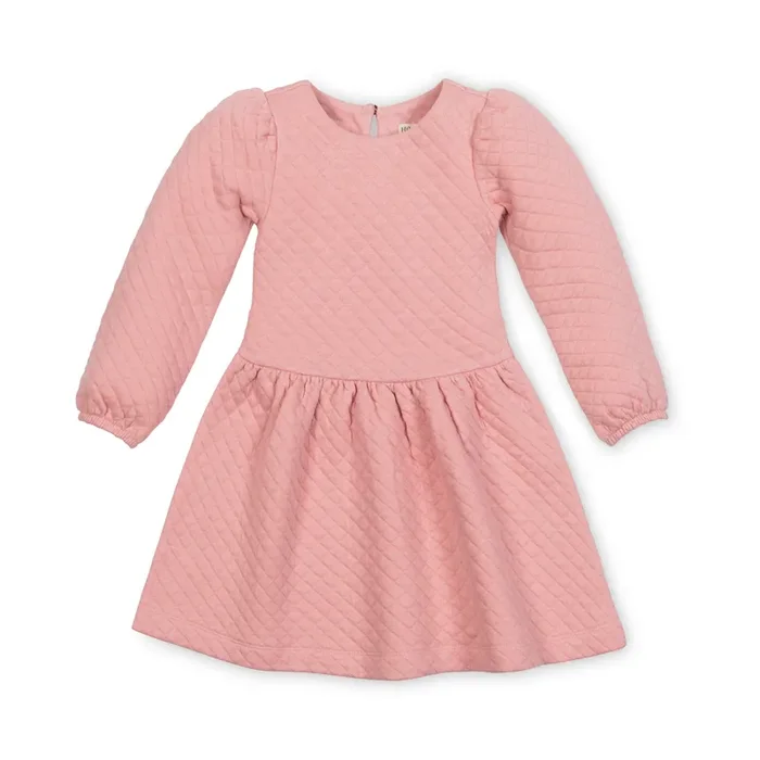 Quilted Drop Waist Dress