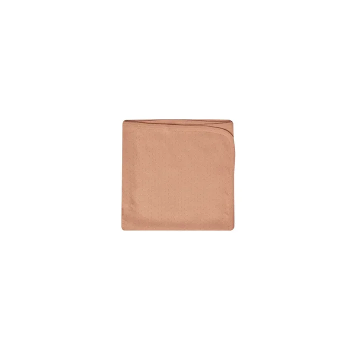 Quincy Mae Melon Pointelle Baby Blanket