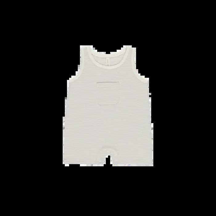 QUINCY MAE Sleeveless One-Piece – Sky Micro Stripe