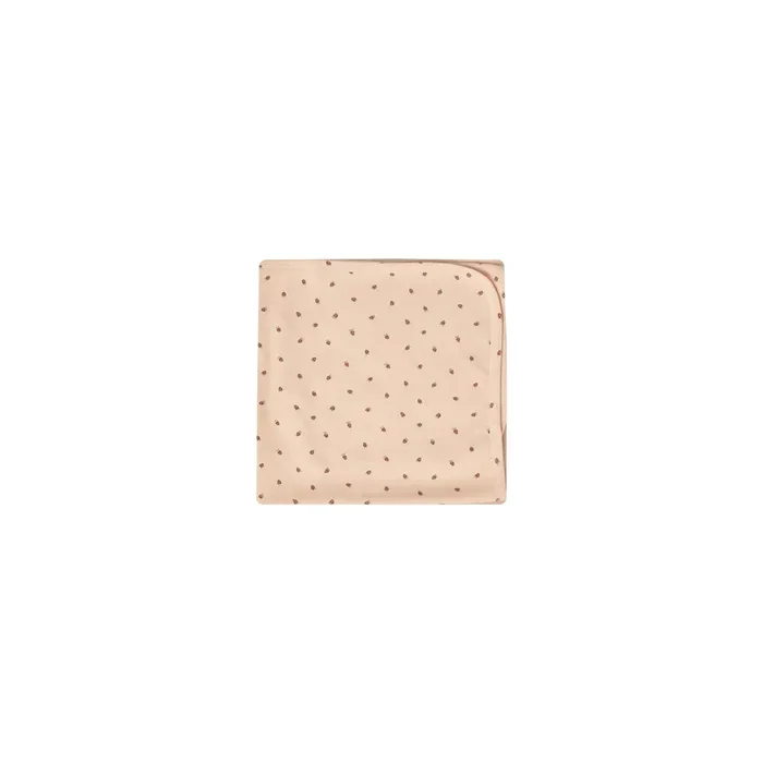 Quincy Mae Strawberries Ribbed Baby Blanket