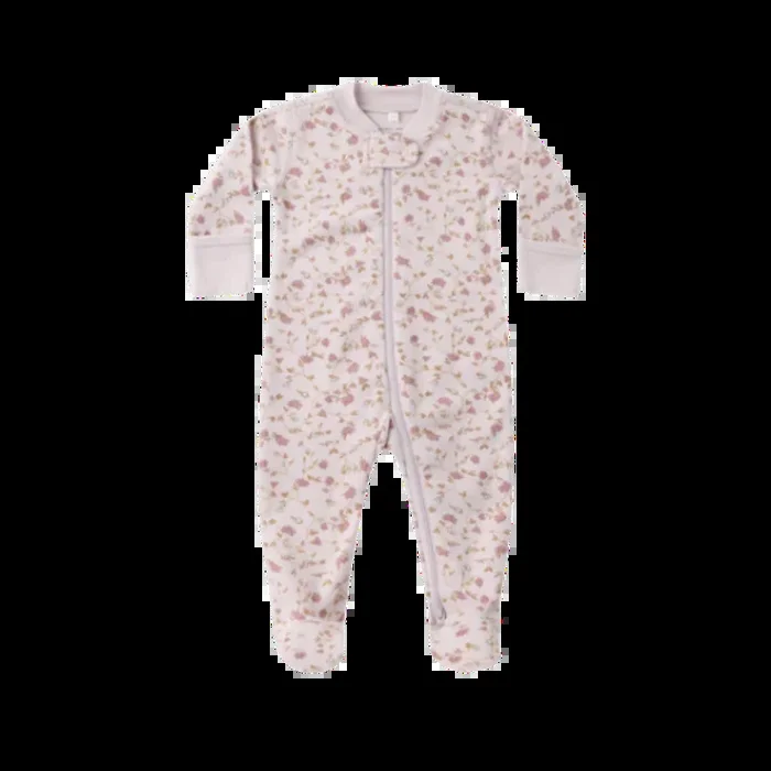 QUINCY MAE Zip Long Sleeve Sleeper Footie – Garden