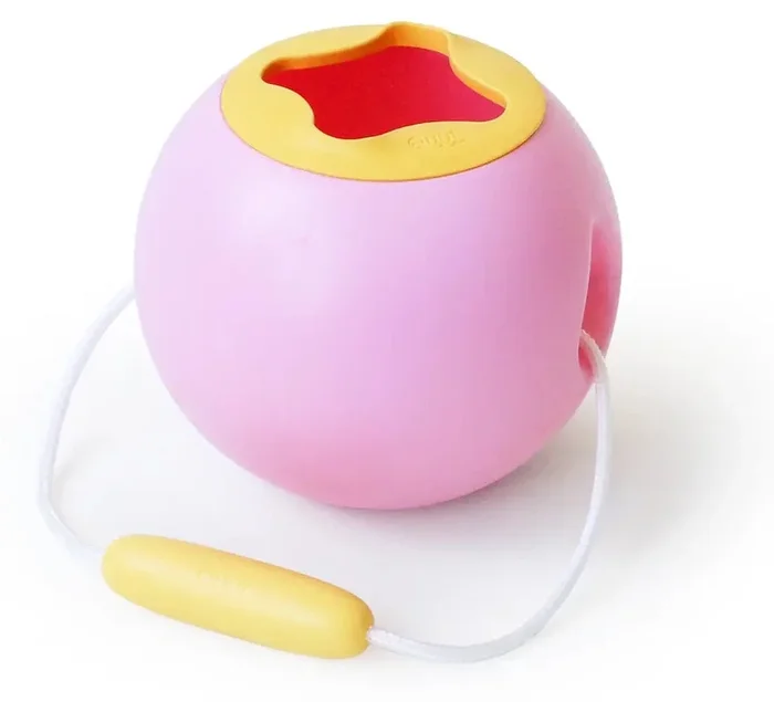 Quut Mini Ballo No Spill Bucket – Banana Pink