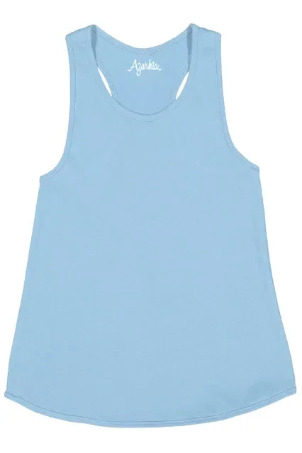 Racer Back Tank Top | Light Blue