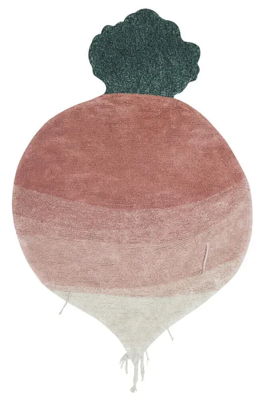 Ramona the Radish Washable Rug