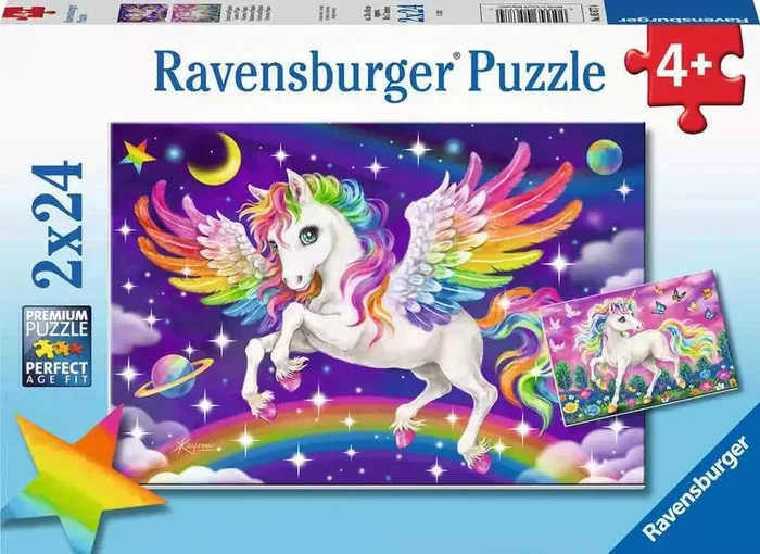Ravensburger 24 Piece Puzzle | Unicorn & Pegasus