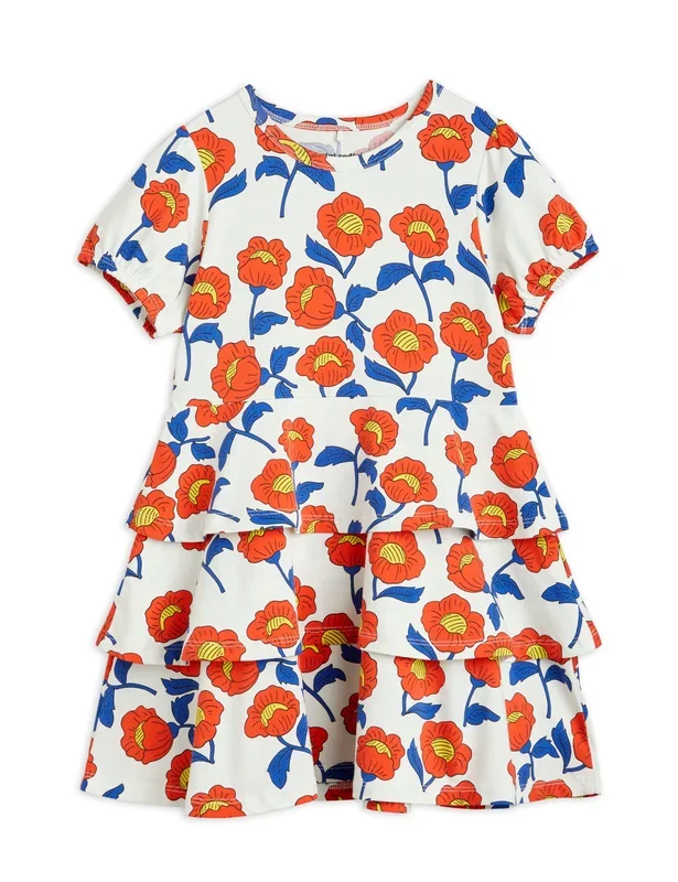Red Flowers Dress