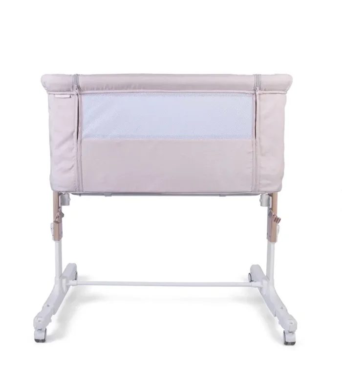 Red Kite Rockabye Bedside Crib – Oatmeal