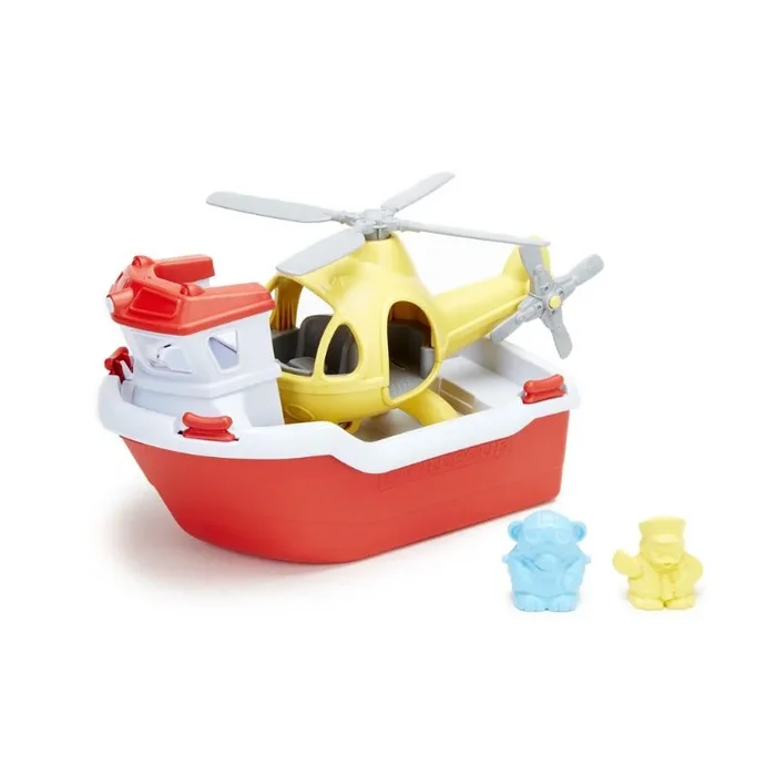 Rescue Boat & Helicopter