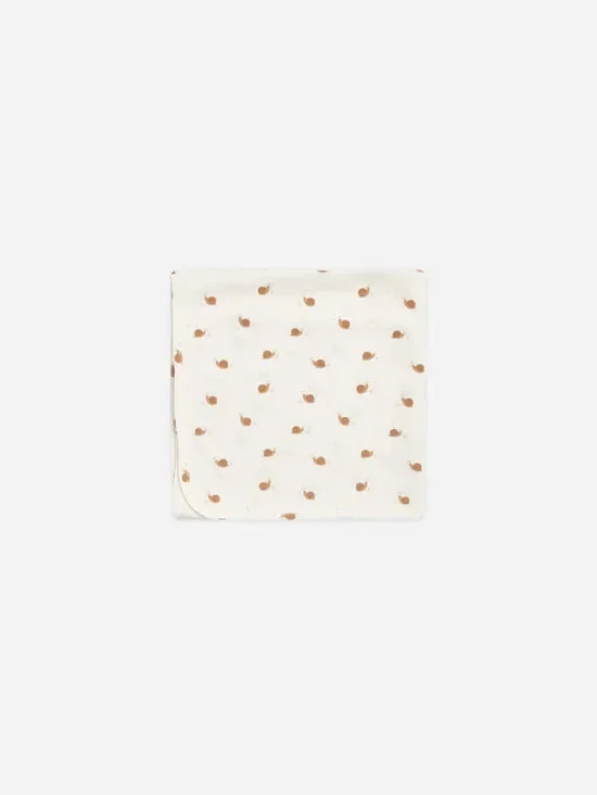 Ribbed Baby Blanket | Snails