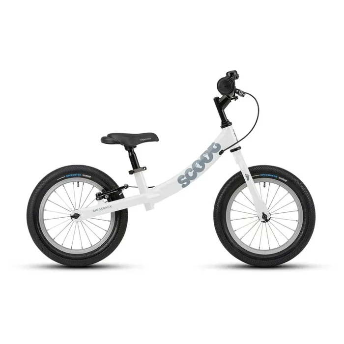 Ridgeback Scoot XL 14-Inch Balance Bike in White
