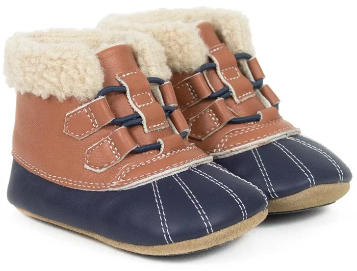 Robeez First Kicks Boots Connor – Rust, 18-24 months