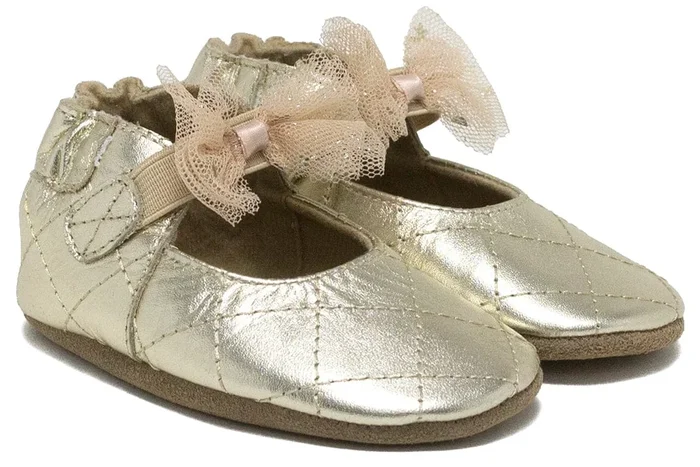 Robeez Soft Soles Winnie – Gold, 6-12 months