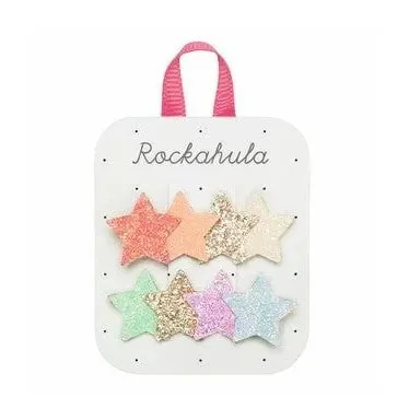 Rockahula Rainbow Shimmer Star Clips
