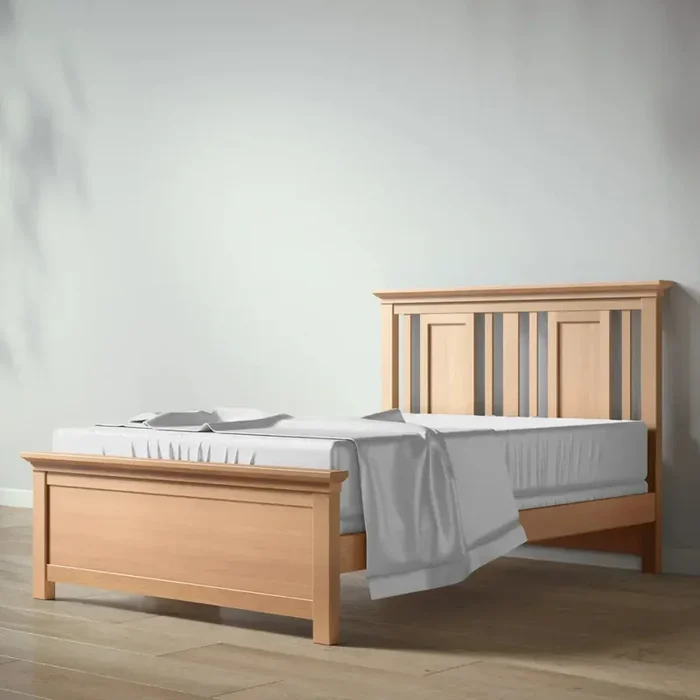 Romina Furniture Karisma Full Bed (Open Back)