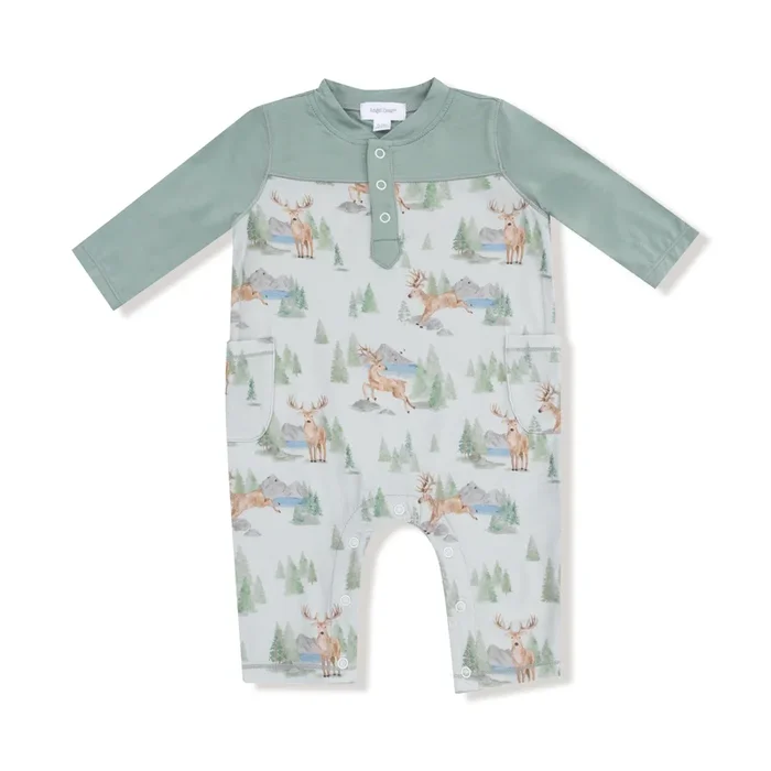 Romper w/ Contrast Sleeves | Buck Deer
