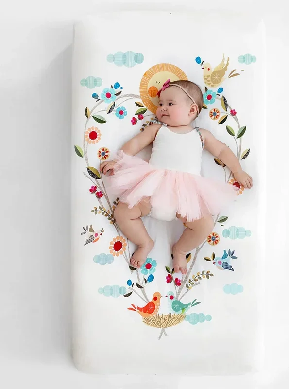 Rookie Humans Cotton Sateen Crib Sheet – Love Blooms