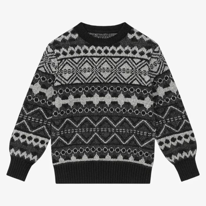 Roses Sweater – Multi Grey