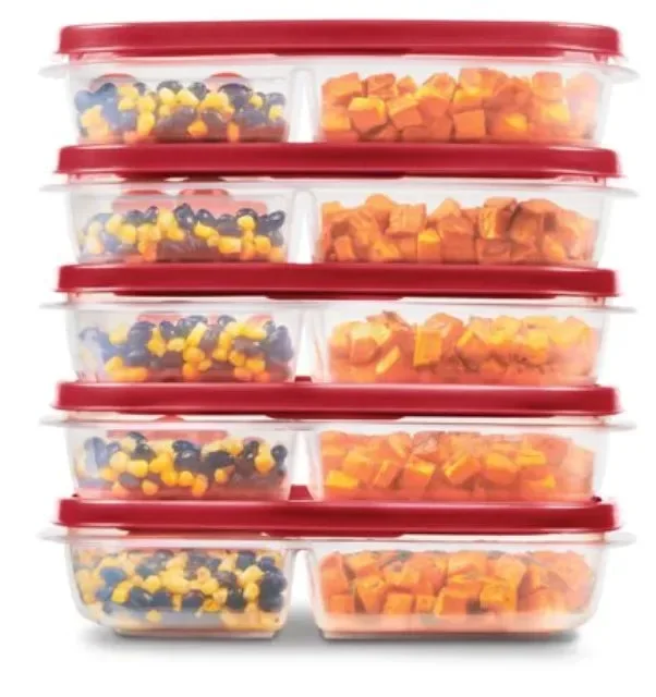 Rubbermaid Easy Find Lids 5 Pack Meal Prep Containers