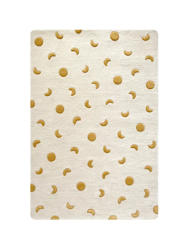 Rug Moons Cream / Gold 3.9 X 5.9 Ft