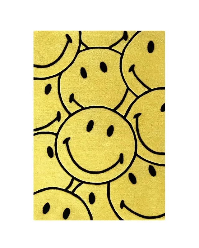 Rug Smiley Rectangle 3.9 X 5.9 Ft