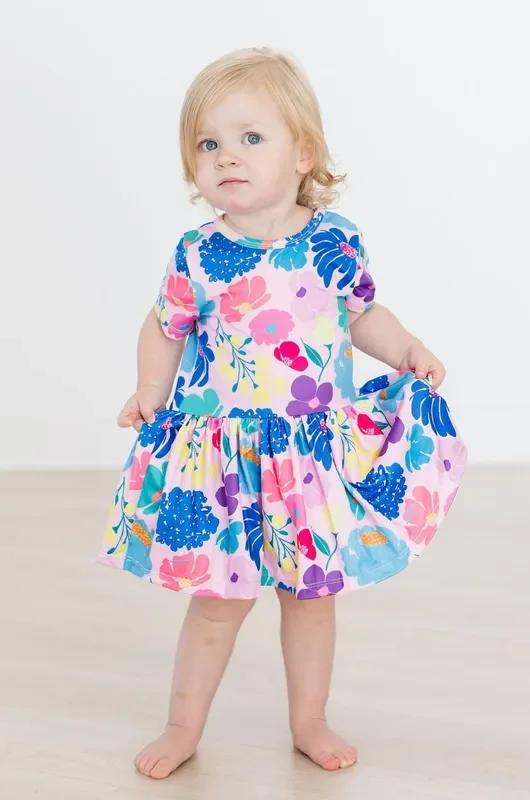 SALE Dahlia Dreams S/S Twirl Bodysuit