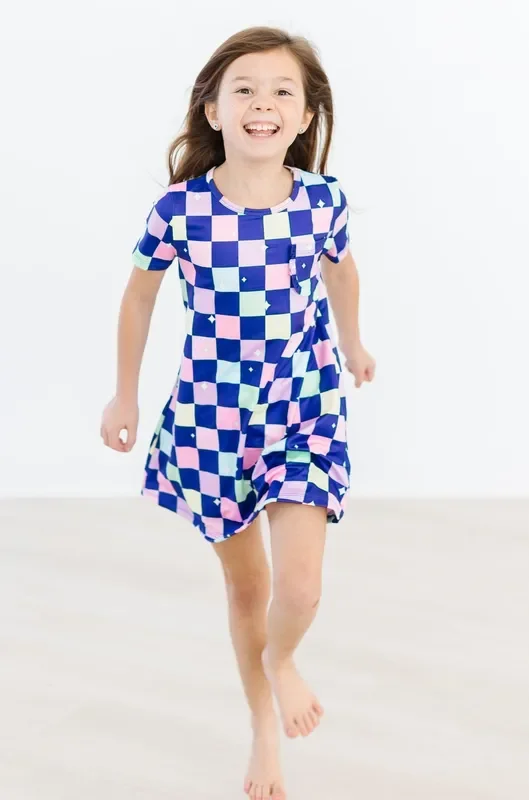 SALE Disco Floor T-Shirt Dress
