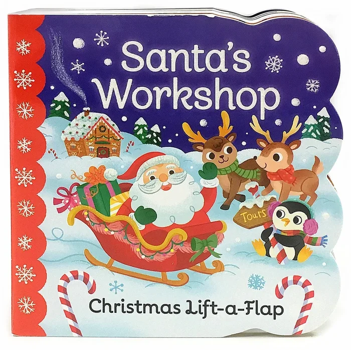 Santa’s Workshop Lift-a-Flap Book