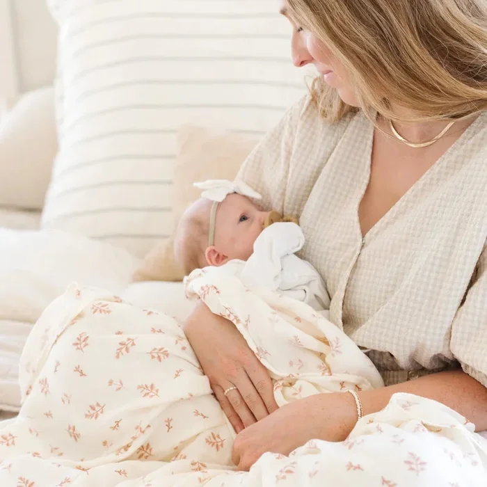 Saranoni Bamboo Rayon Muslin Swaddle | Floret