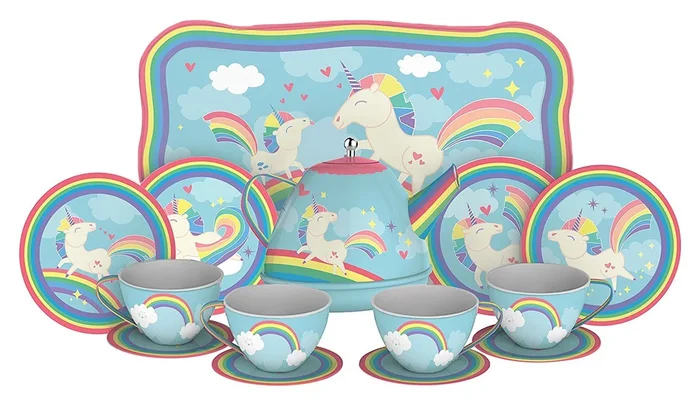 Schylling Unicorn Tea Set