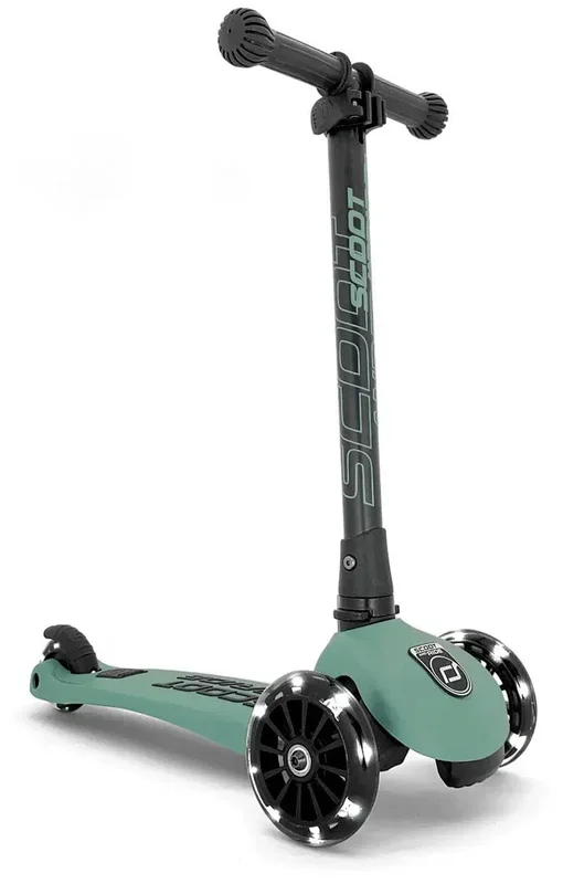 Scoot & Ride HighwayKick3 LED Scooter – Forest
