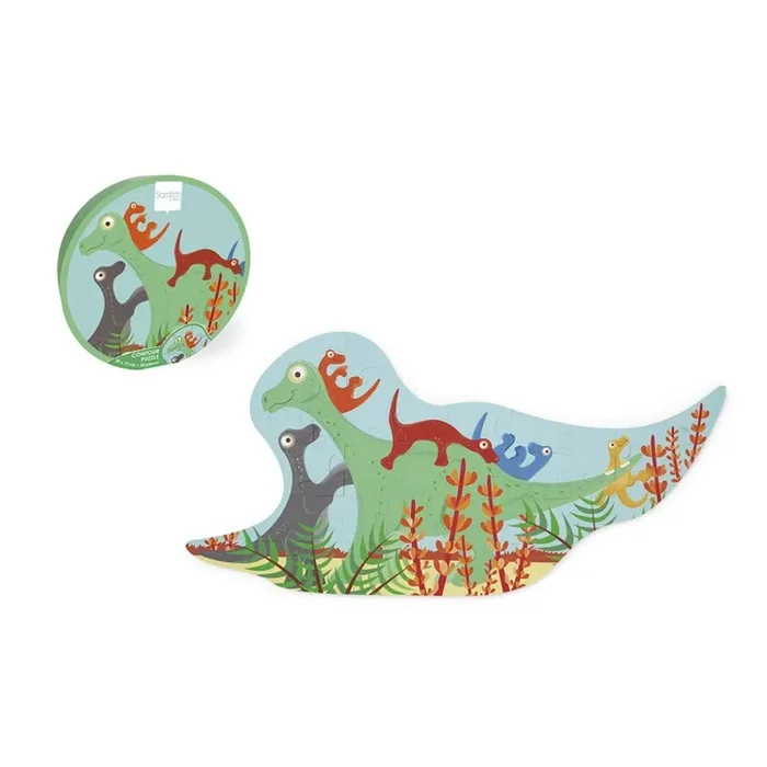 Scratch – Contour Puzzle – Dino