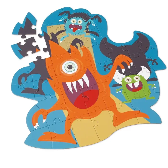 Scratch – Contour Puzzle – Monsters
