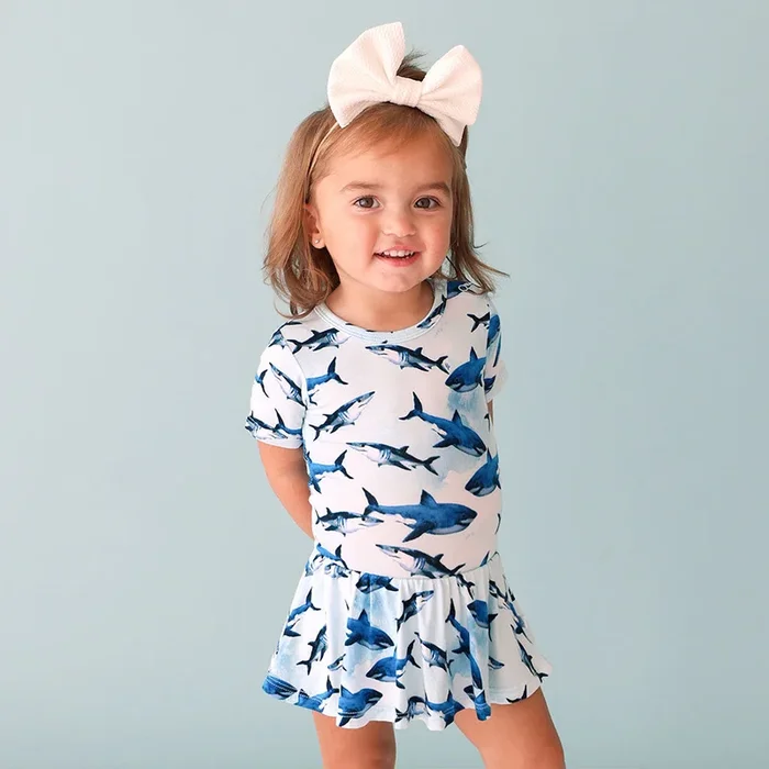Sharks Twirl Skirt Bodysuit Dress
