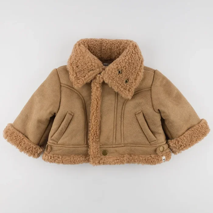 Sherpa Aviator Jacket – Camel