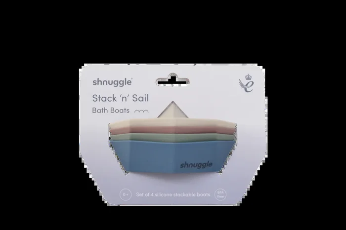 Shnuggle Stack and Sail Bath Boat Toys