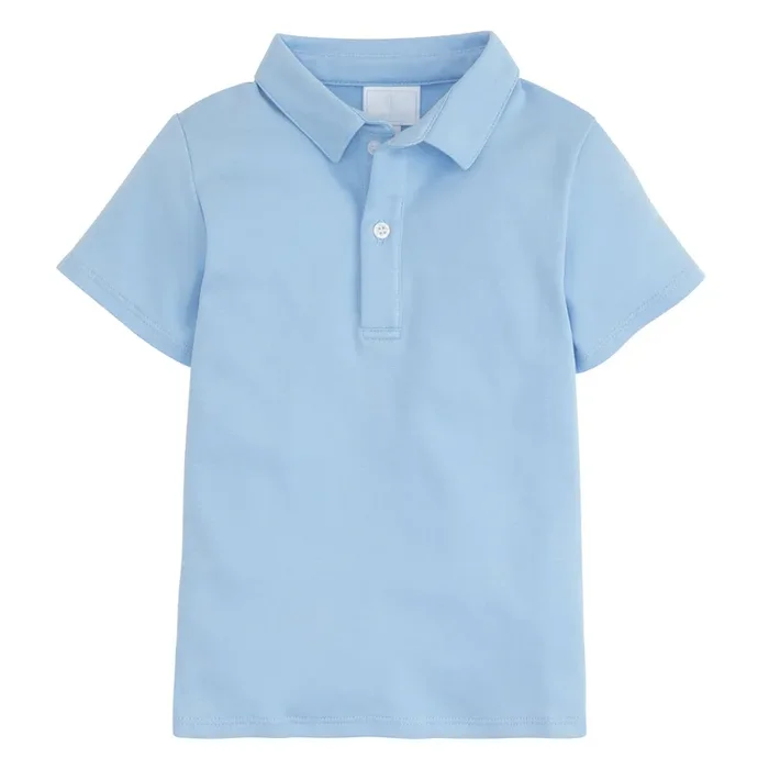 Short Sleeve Polo – Light Blue