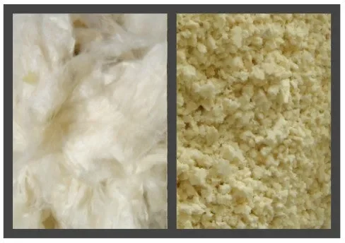 Shredded Kapok / Latex Blend Luxury Organic Stuffing for pillows cushions pet beds – biodegradable