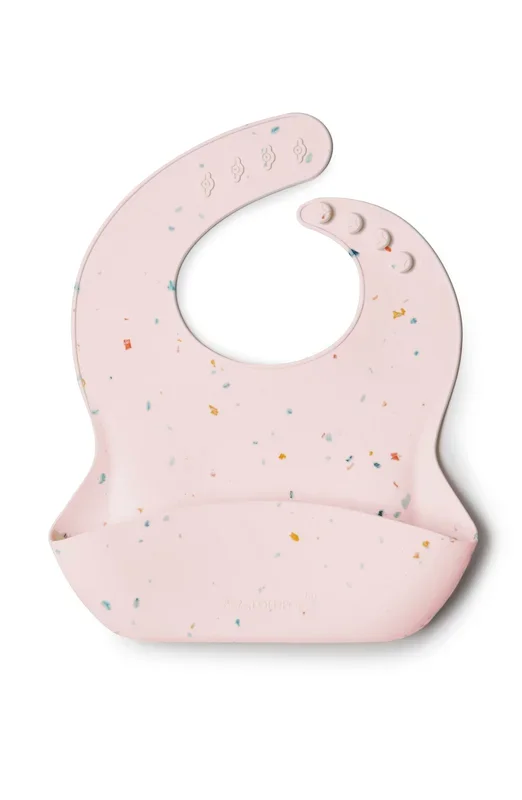 Silicone Bib – Confetti – Confetti Blush