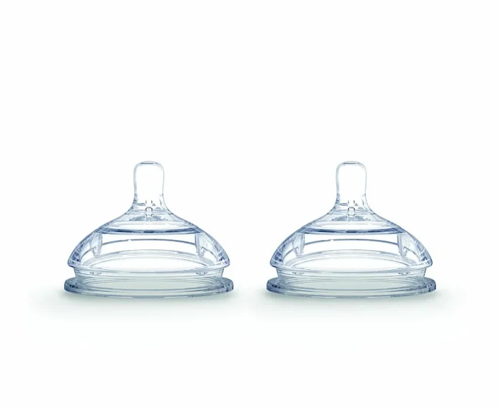 Silicone Nipples Med Flow 3-6m