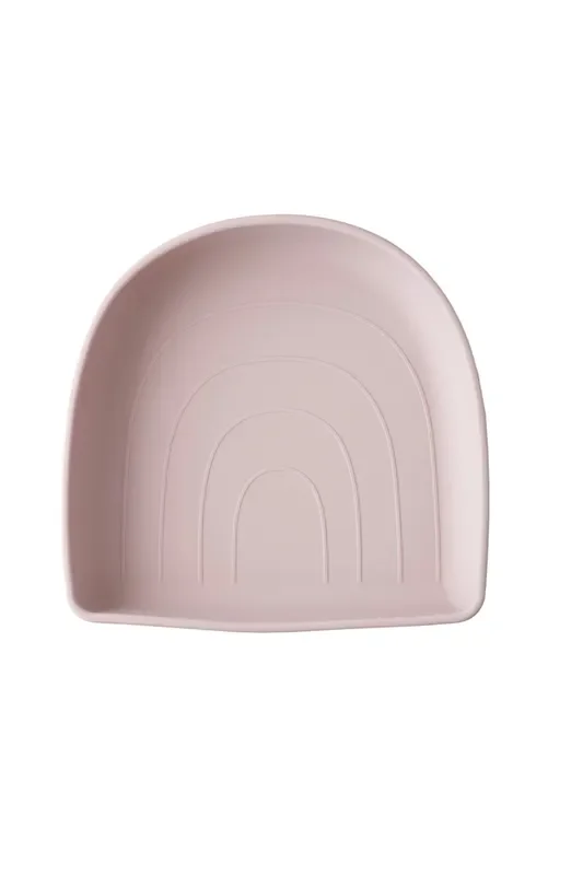 Silicone Suction Plate – Rainbow | Pale Mauve