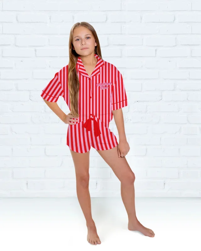 Silky Christmas Club Short Sleeve PJ Set