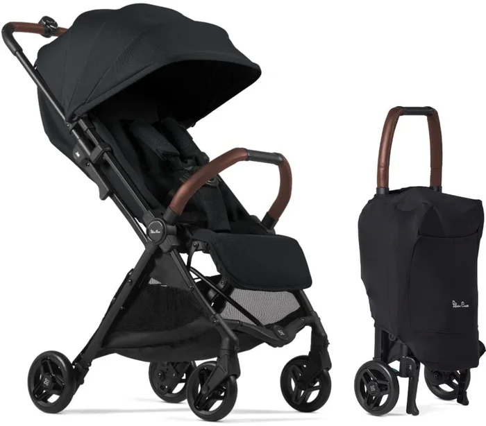 Silver Cross Jet 5 Ultra Compact Stroller – Black